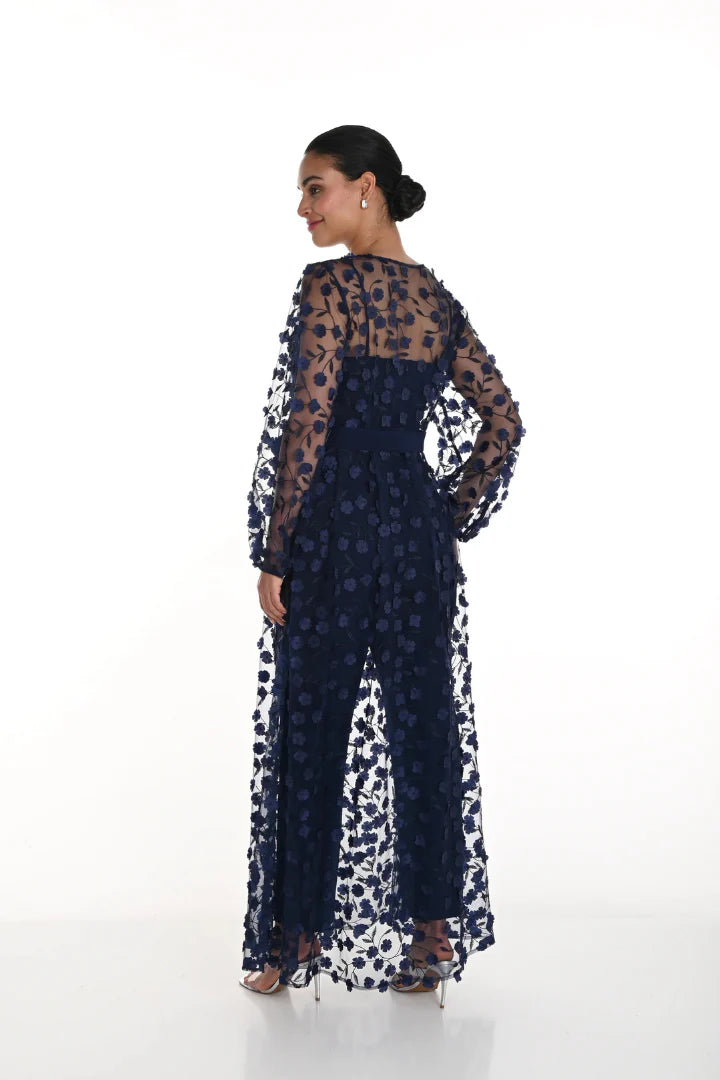 Two Piece Set Long Jacket with Jumpsuit 258746u