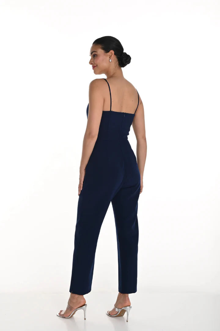 Two Piece Set Long Jacket with Jumpsuit 258746u