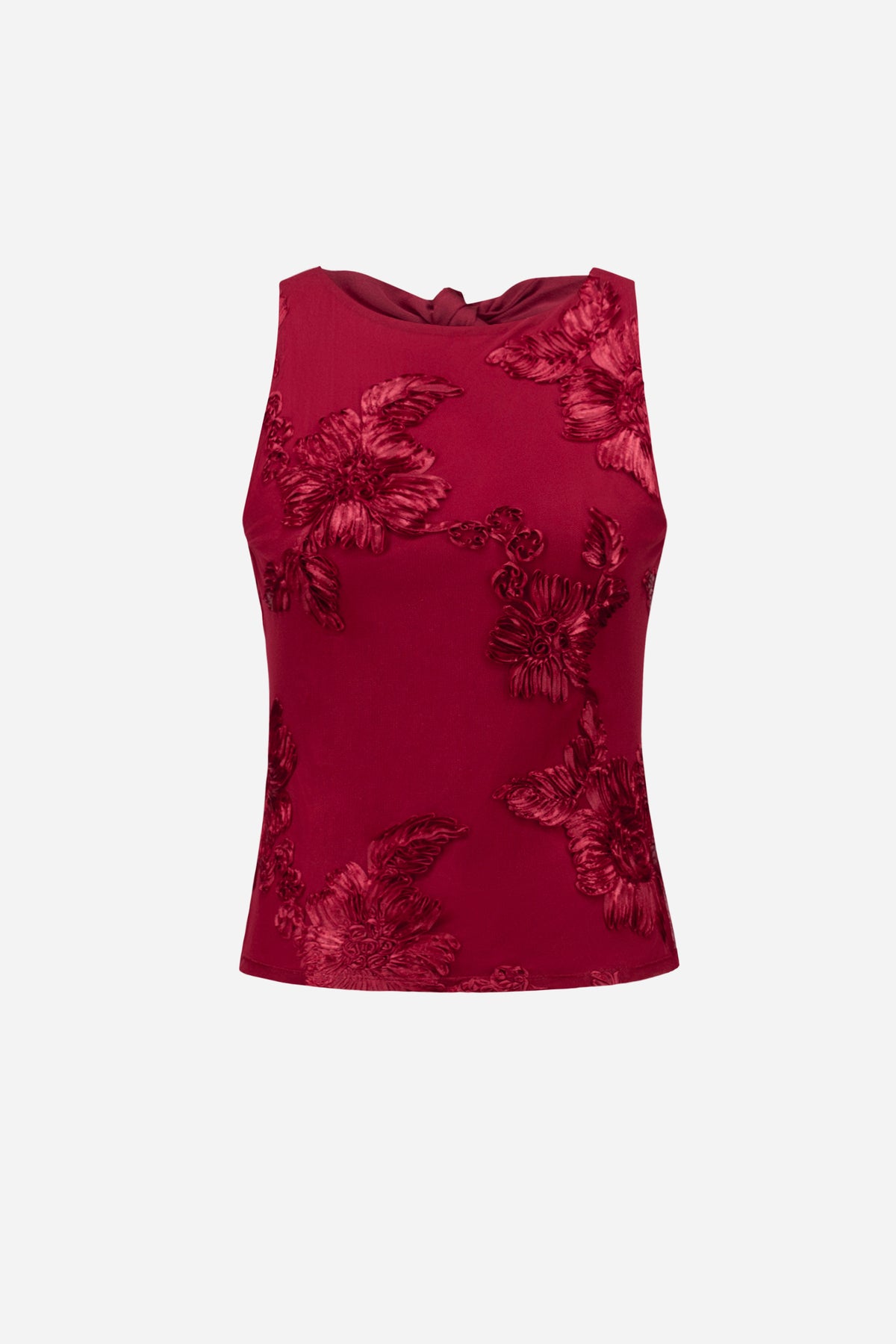 Embellished Sleeveless Top 264141