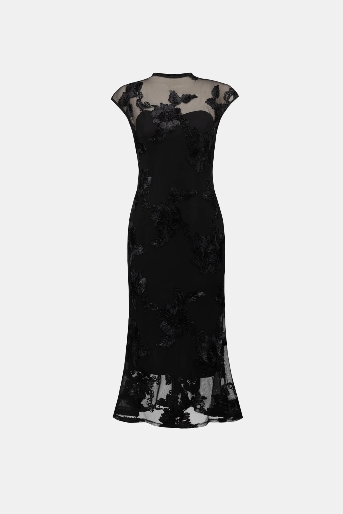 Embellished Trumpet Dress 264143