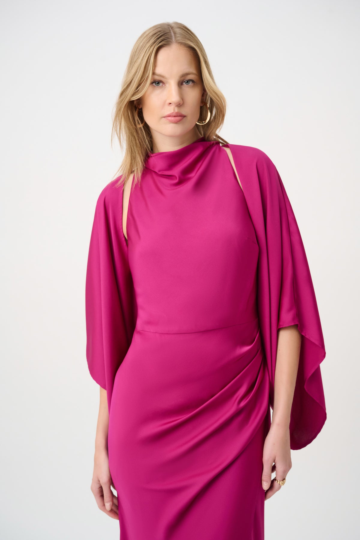 Satin Dolman Sleeve Cover-Up 264731