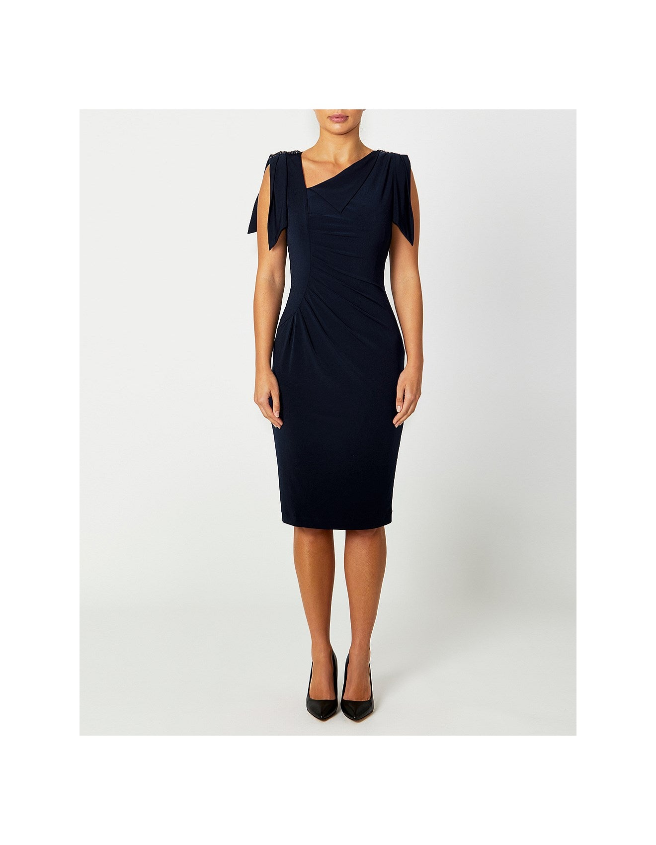 Navy Jersey Dress