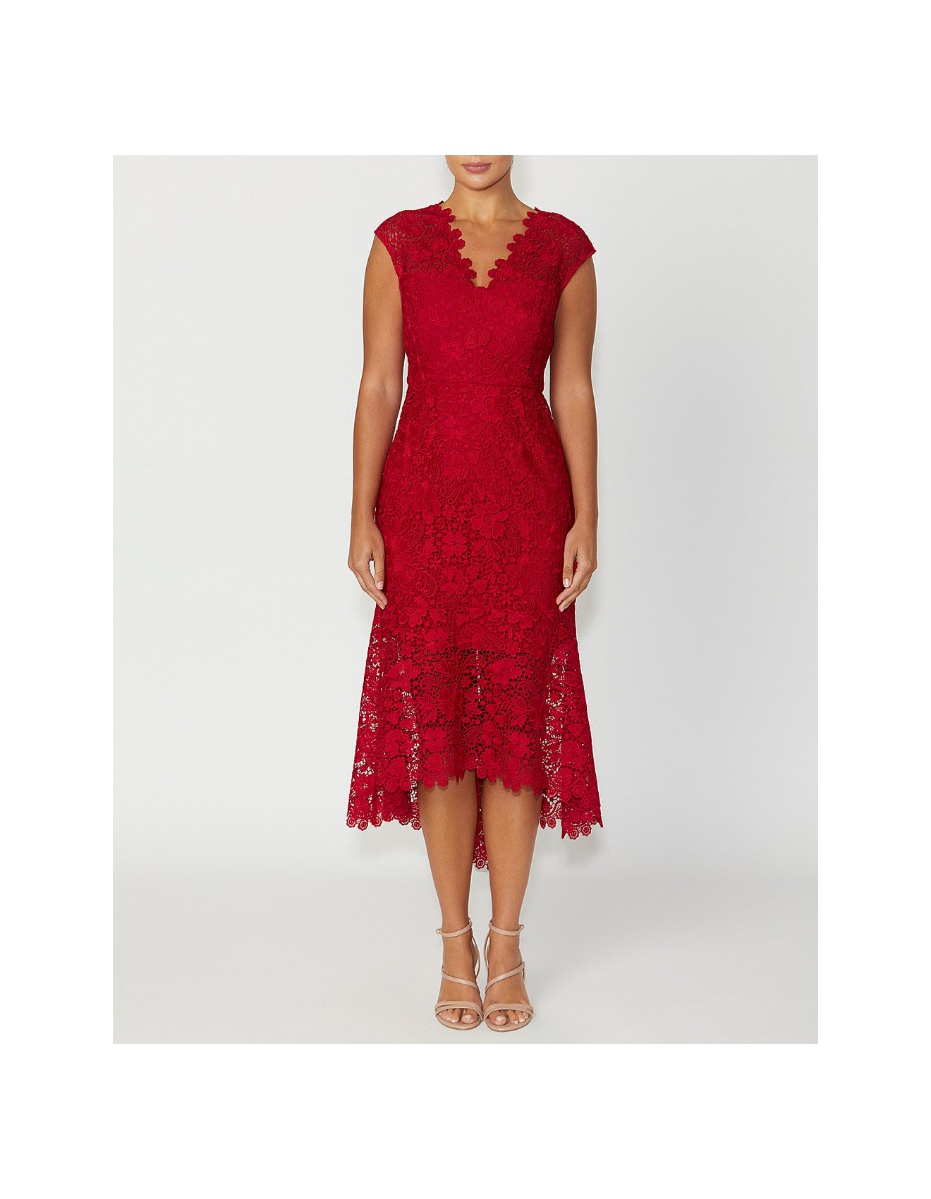 Red Lace Dress