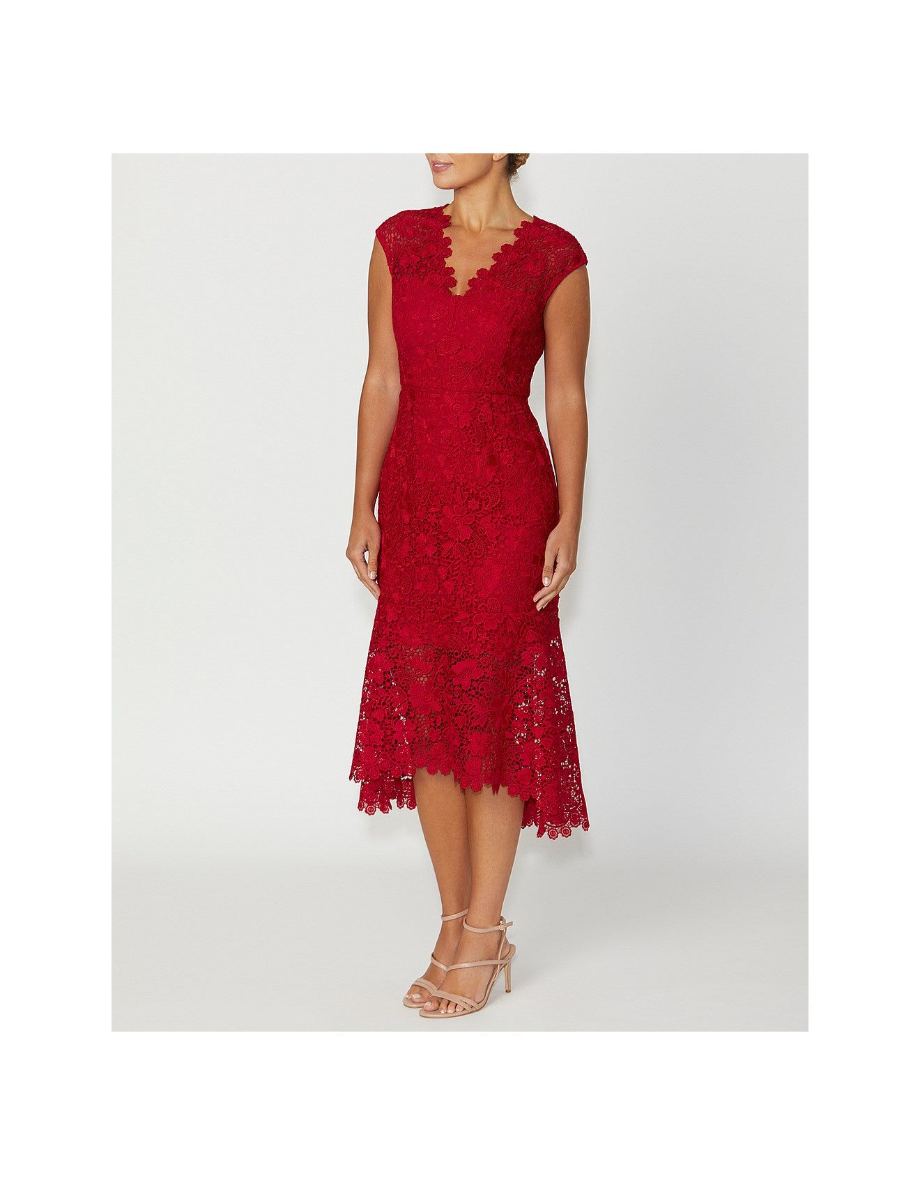 Red Lace Dress