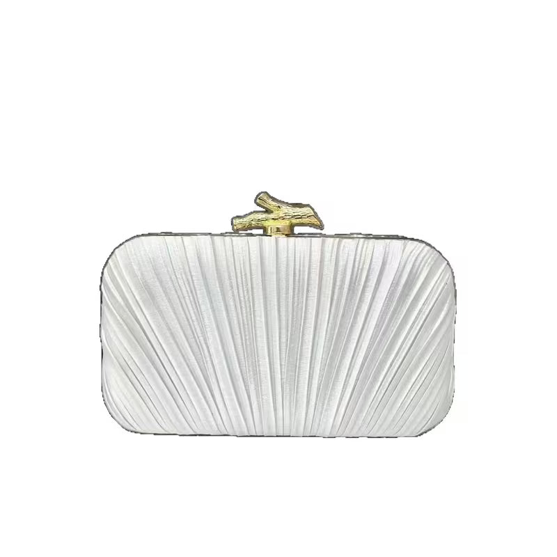 Evening Dress Clutch bag in White