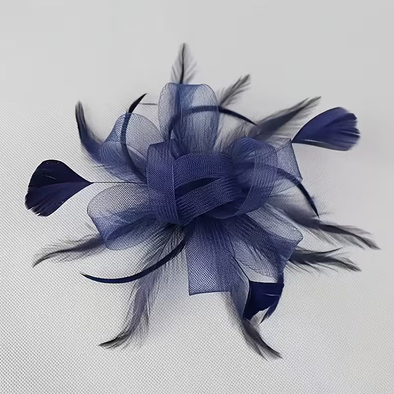 Navy Blue Head Piece