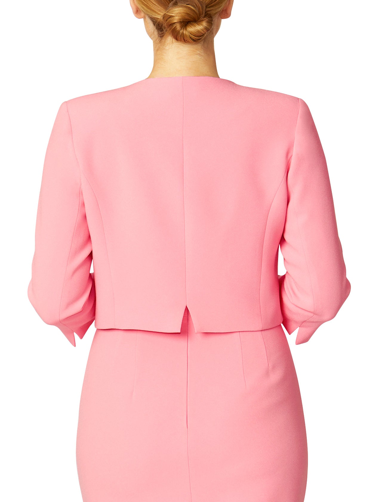 Chaqueta Crepe Rosa Geranio DE16212