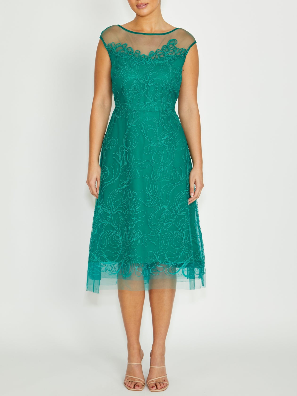 Sea Green A-Line Dress