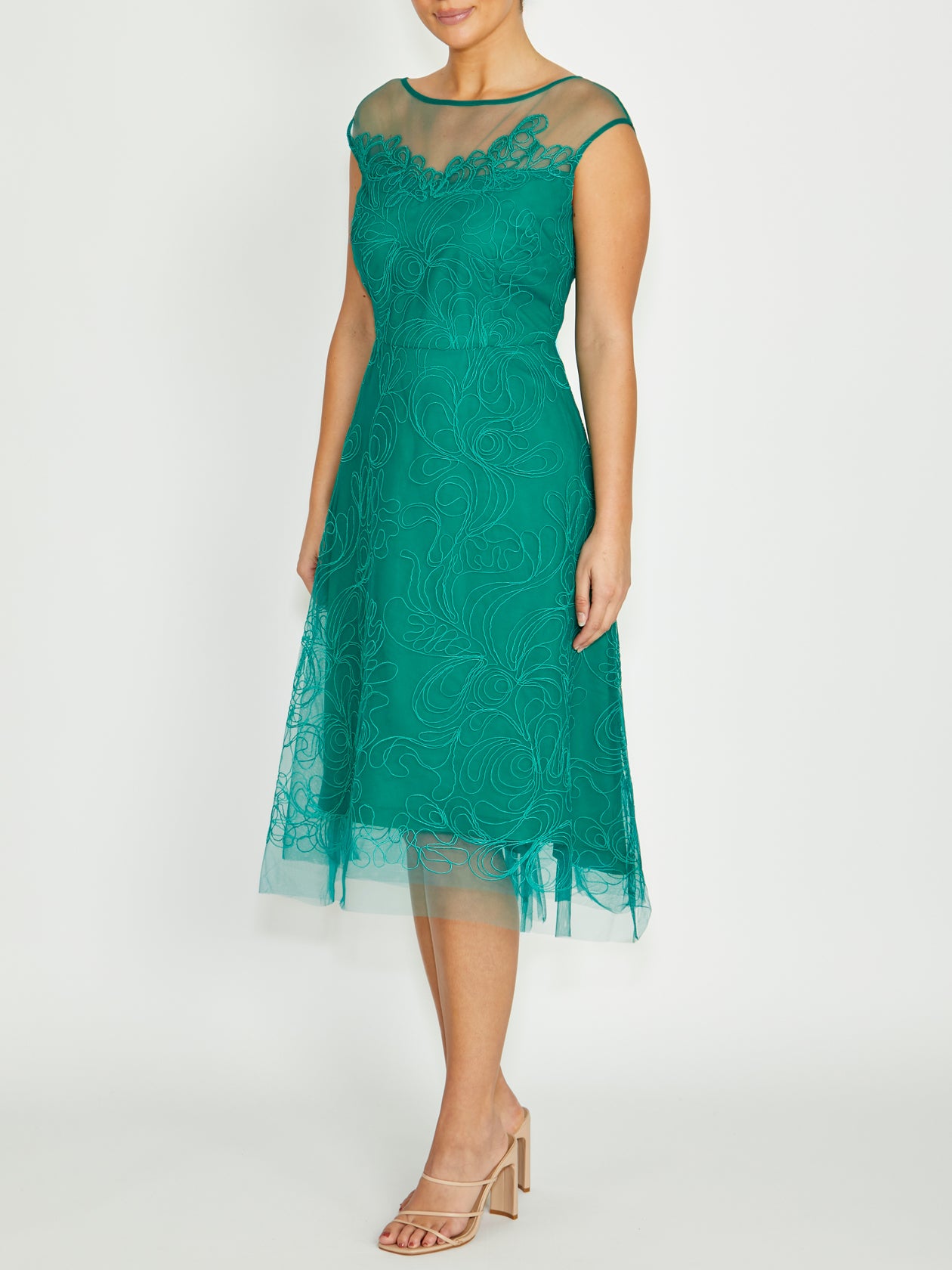 Sea Green A-Line Dress