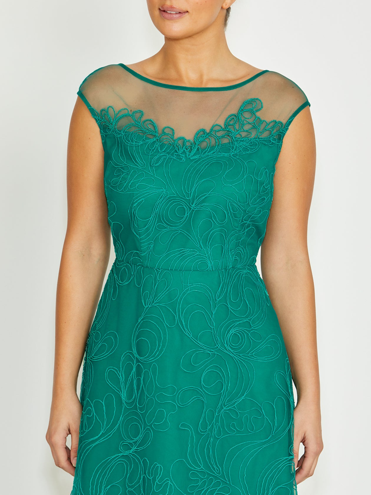 Sea Green A-Line Dress