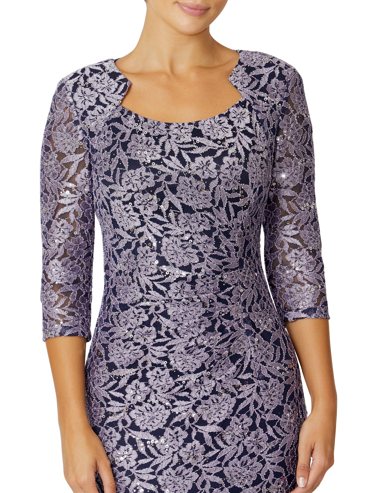 Stretch Lace & Sequin Dress
