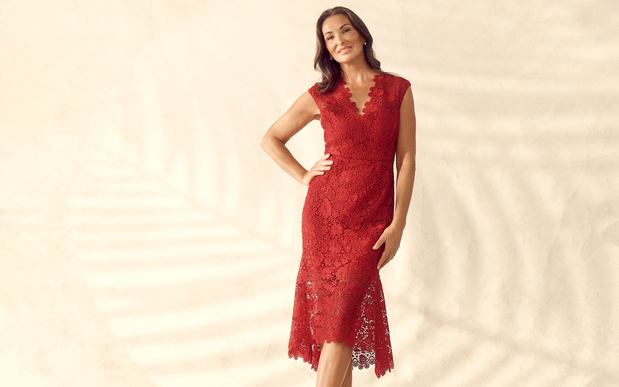Red Lace Dress