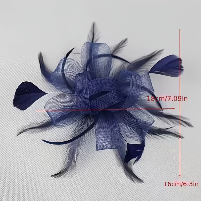 Navy Blue Head Piece
