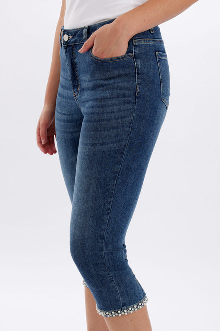 Capri Jeans with Bow Detail 246271U