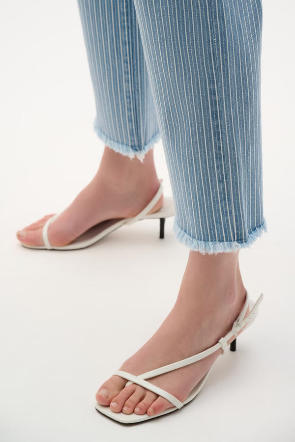 Flare Jeans With Stripes Style 262934