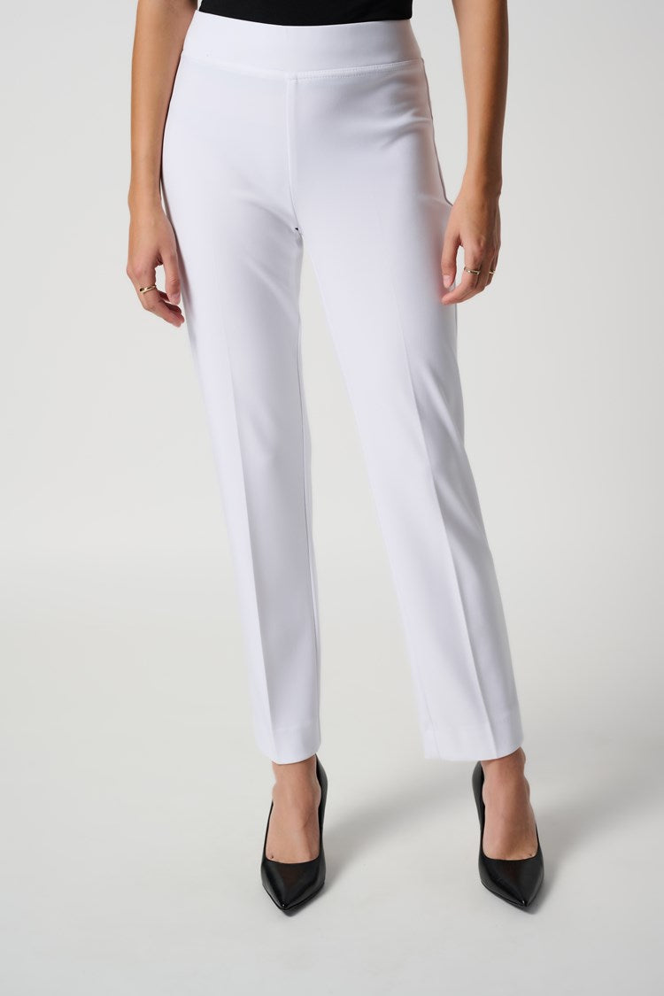 Classic Straight Pant In White 143105 - After Hours Boutique