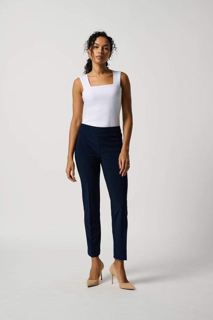 Classic Straight Pant In Midnight Blue 143105 - After Hours Boutique
