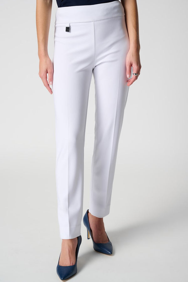 Classic Tailored Slim Pant In White 144092 - After Hours Boutique