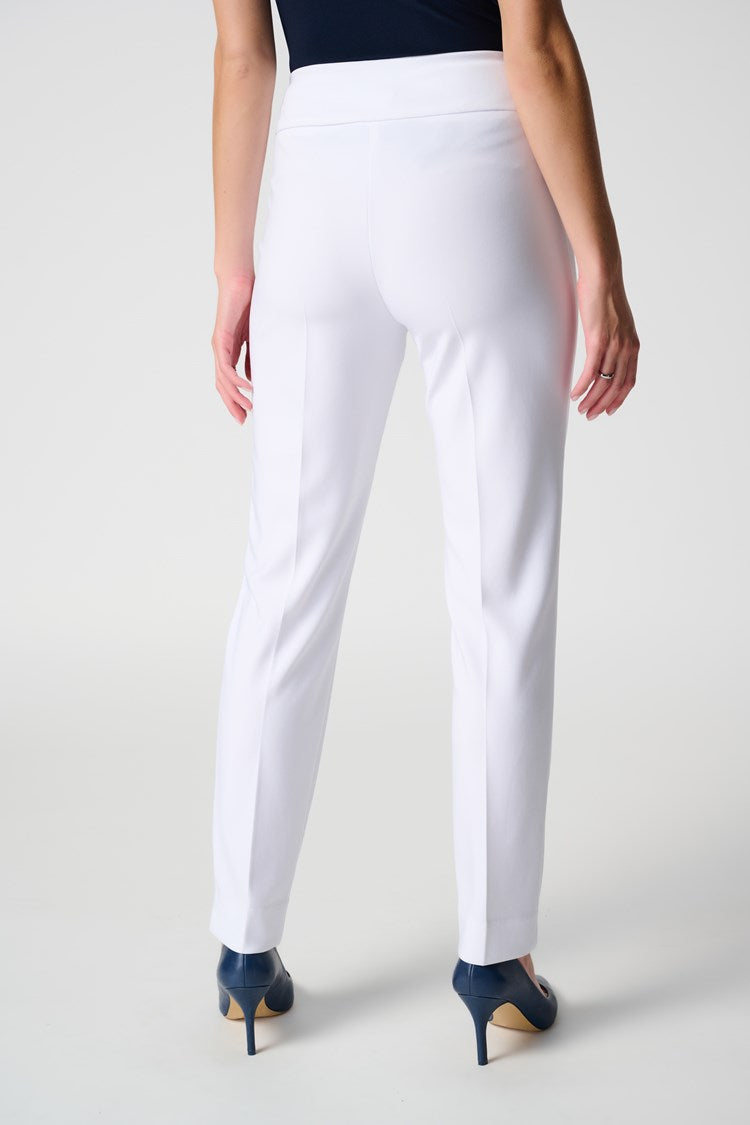 Classic Tailored Slim Pant In White 144092 - After Hours Boutique