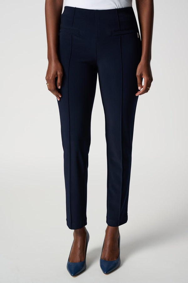 Classic Structured Slim Pant In Navy 171094 - After Hours Boutique
