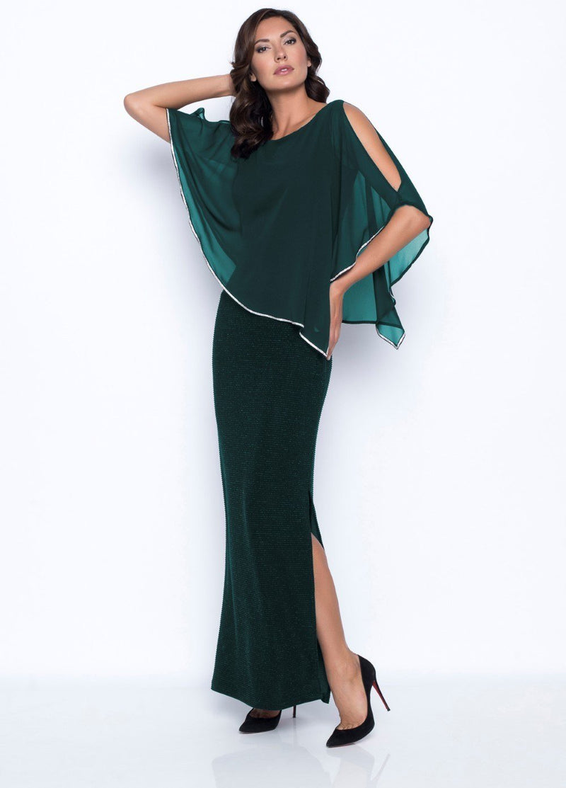 Jade Shimmer Gown 179257 - After Hours Boutique