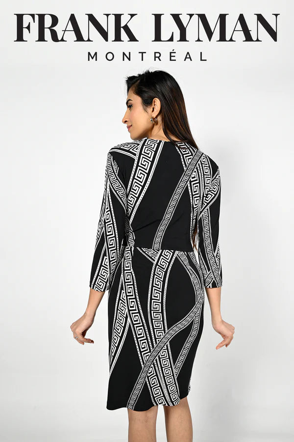 Printed Wrap Dress 223270 - After Hours Boutique