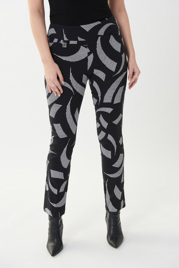 Abstract Print Straight Pants 223278 - After Hours Boutique