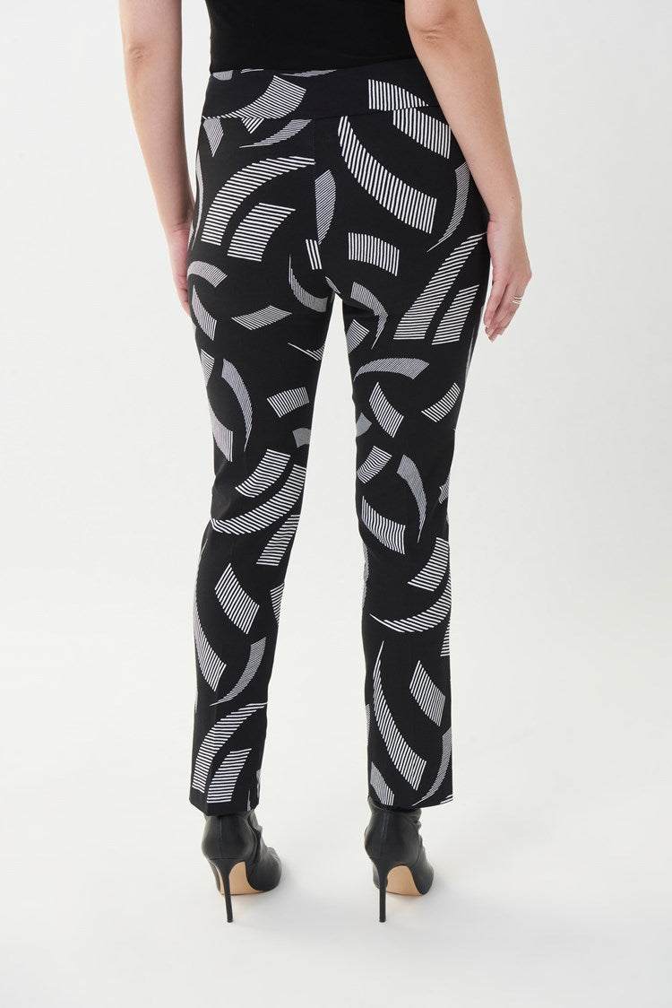 Abstract Print Straight Pants 223278 - After Hours Boutique