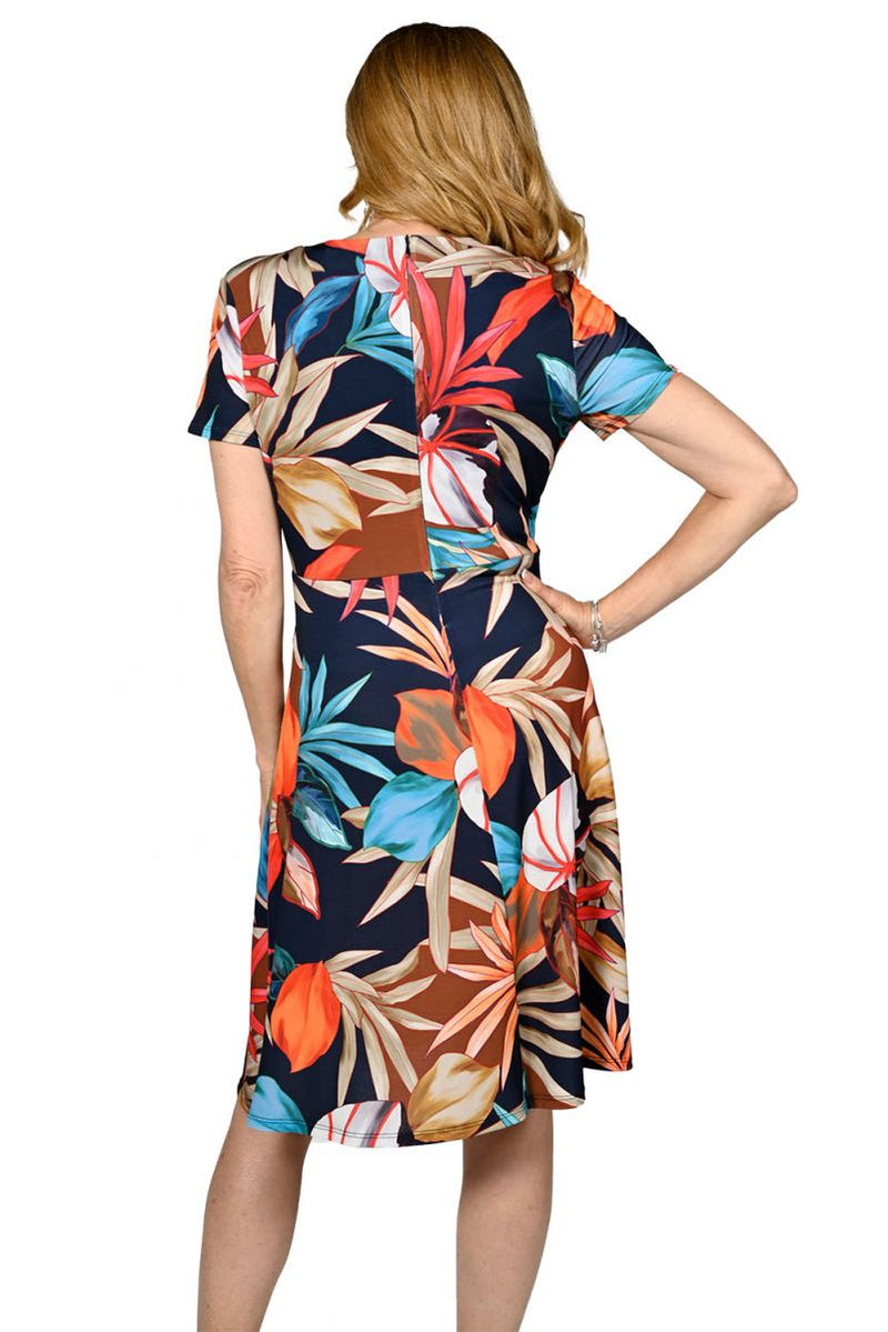 Tropical Print Dress 236311