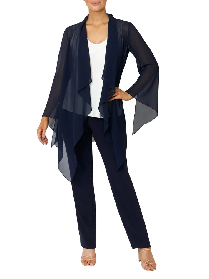 Navy Duster Jacket GC15781 - After Hours Boutique
