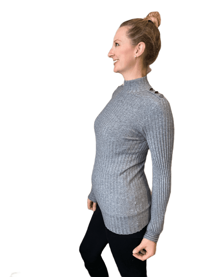 Light Grey Knit Sweater - 203169U - After Hours Boutique